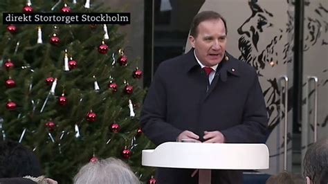 Nyheter Direkt Stefan Löfven Jultal Svt Play