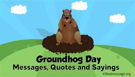 Happy Groundhog Day Messages, Groundhog Quotes and Wishes | Love message for him, Happy ...