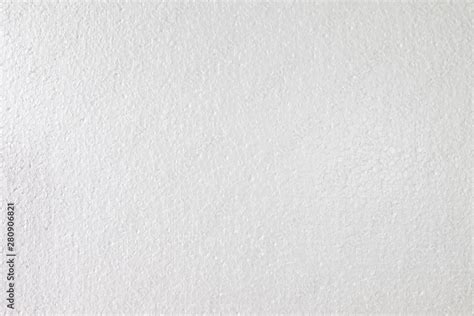 White Foam Sheet Board Synthetic Sponge Texture Background Detail Of