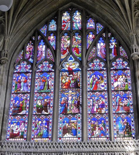 Christchurch Priory Stained Glass East Window East Win Flickr