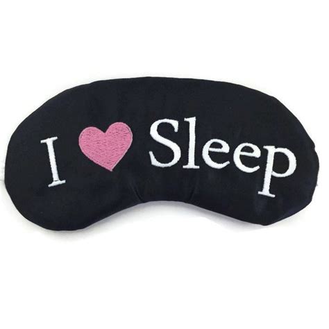 I Love Sleep Satin Sleep Mask – Flor Bella Boutique