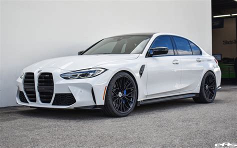 Alpine White G80 M3 Hre Ff28 And Kw Has Sleeve Over Kit European Auto