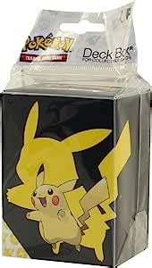 Ultra Pro Pokemon Pikachu Full View Deck Box For Pikachu Amazon