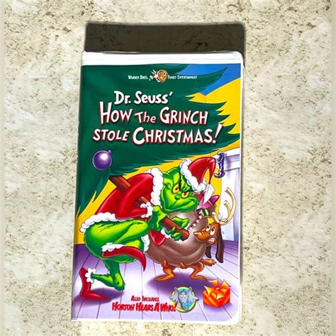 Warner Bros Media Dr Suess How The Grinch Stole Christmas Vhs