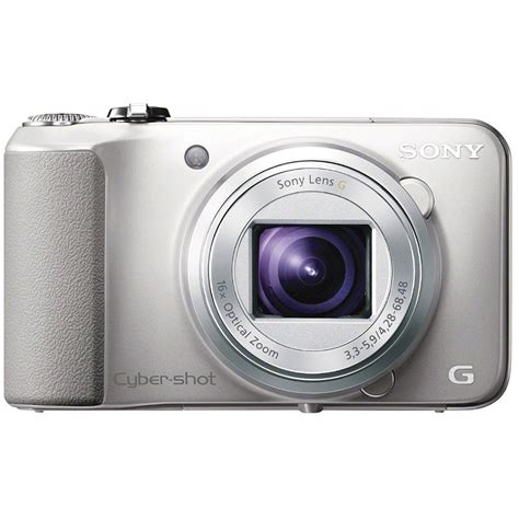 Sony Cyber Shot Dsc Hx V Digital Camera Silver Dschx V B H