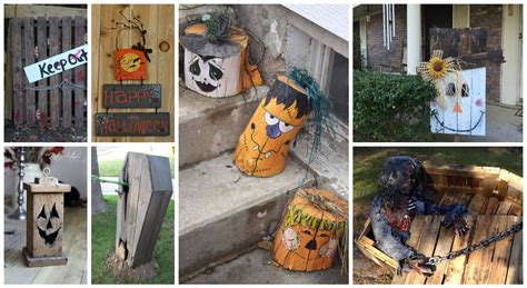 15 Spooky DIY Wood Halloween Decorations for Your Outdoor Space