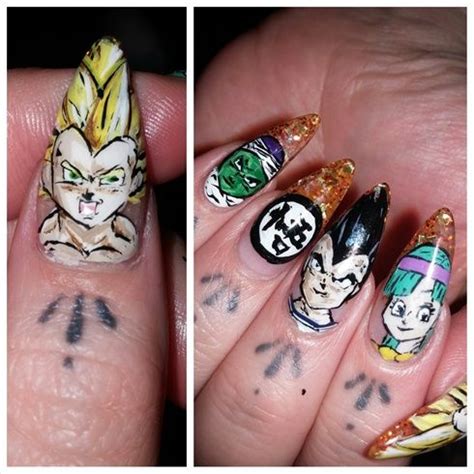 Dragon Ball Z Nails By Nailsbyemily91 From Nail Art Gallery Nails