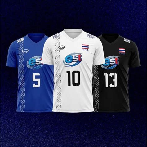 Customizable Thailand Volleyball Team Jersey Fully Sublimated Lazada