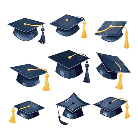 Cute Graduation Hat Diploma Collection Graduation Hat With Png