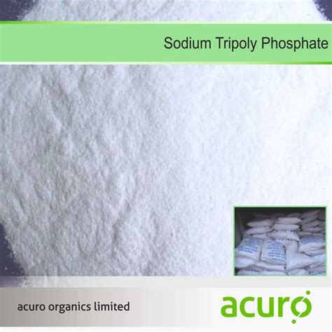 White Sodium Tripoly Phosphate For Industrial Packaging Size 25 Kg