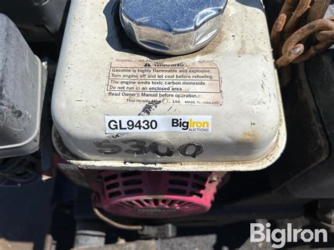 Honda Plate Compactor BigIron Auctions