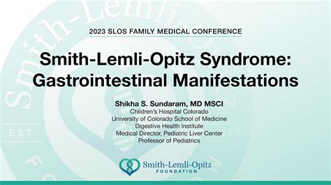 Smith Lemli Opitz Syndrome Gastrointestinal Manifestations Youtube