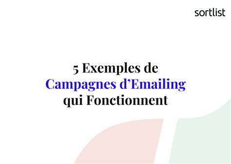 5 Exemples De Campagnes Demailing Qui Fonctionnent