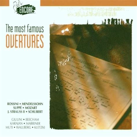 Most Famous Overtures Amazones Cds Y Vinilos