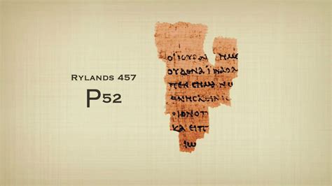 Papyrus 52 A Fragment Of Johns Gospel Biblebulldog Antiquarian Bibles