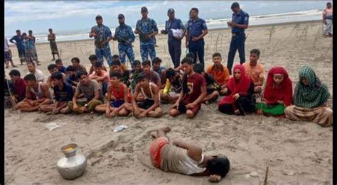 45 Rohingya People Rescued And Three Dead In The Bay Of Bengal Sea As