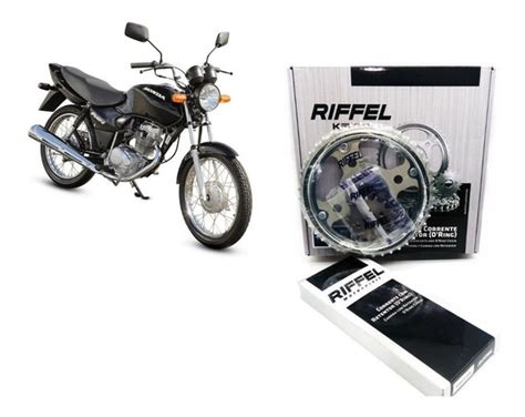 Kit Relação Cg 125 Riffel MercadoLivre br