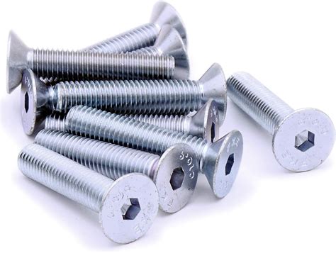 M8 8mm X 30mm Hex Socket Countersunk Machine Screw Bolt Stainless