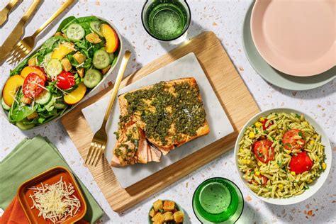 Basil Pesto Jumbo Salmon Roast Dinner Recipe HelloFresh