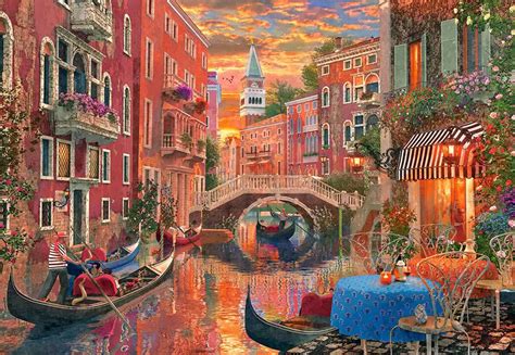 Puzzle Romantischer Abend In Venedig Teile