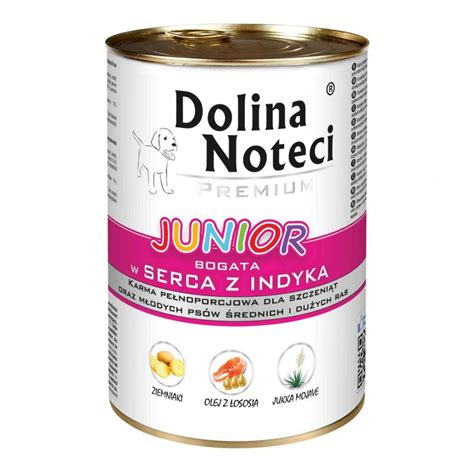 Dolina Noteci Premium Junior Bogata W Serca Indyka Puszka G Mokra