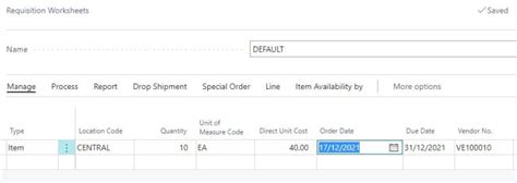 D365 Business Central Vendor Lead Time Vs Item Lead Time That Nav Guy