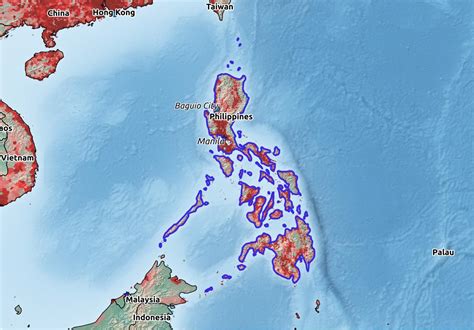 Population Of Philippines Map