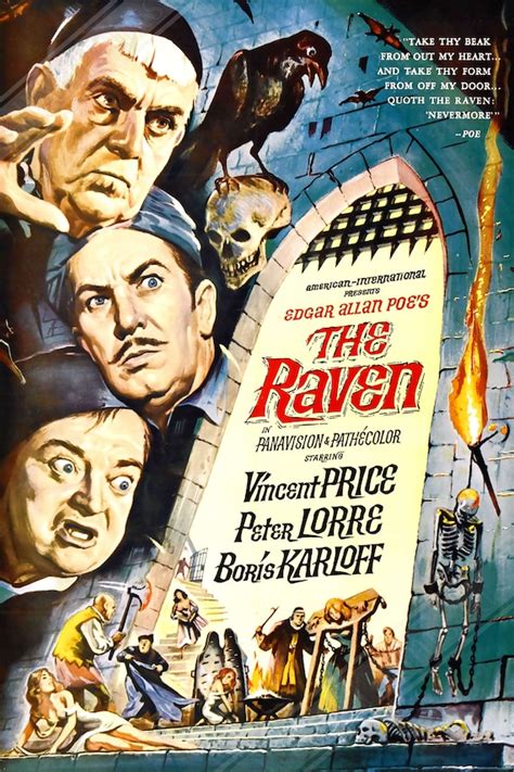 The Raven Poster Vintage Movie Poster 1963 Poster Film Art Etsy