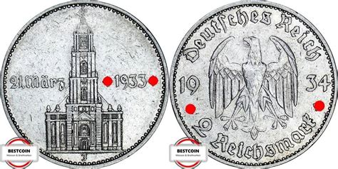 Dritte Reich Reichsmark J J Garnisonkirche Von Potsdam