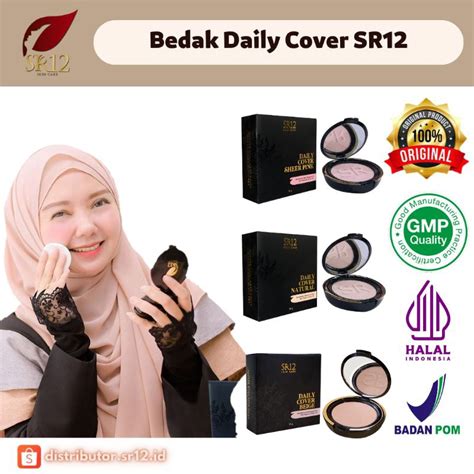 Jual Daily Cover Sr Sheerpink Sheer Pink Natural Beige Bedak Padat