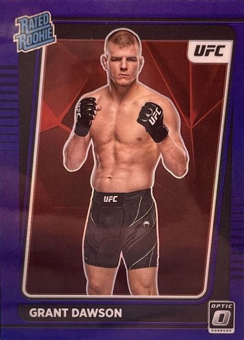 Grant Dawson 2022 Optic UFC 101 Purple Price Guide Sports Card Investor