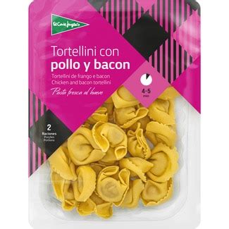 Pasta Fresca Tortellini Relleno Con Pollo Y Bacon Raciones Envase