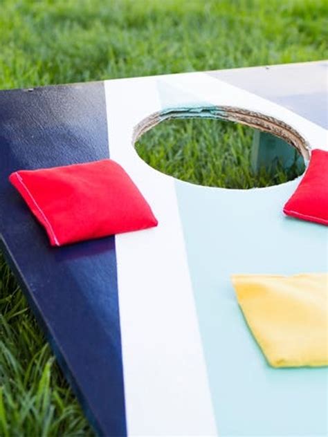 How to DIY Your Very Own (+ Very Portable) Cornhole Game! - Brit + Co