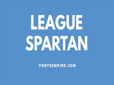 League Spartan Font Free Download - Fonts Empire