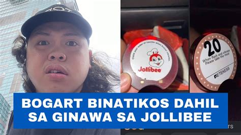 SIKAT NA VLOGGER BINATIKOS DAHIL SA GINAWA SA JOLLIBEE YouTube