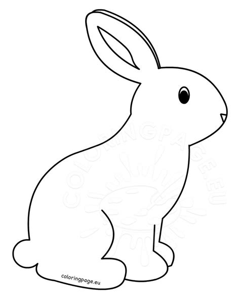 Template Of Rabbit Face