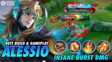 ALESSIO GAMEPLAY IN GRANDMASTER EPIC RANK INSANE BURST DAMAGE HONOR