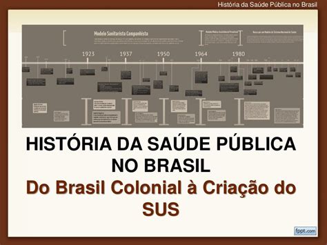 História da Saúde Pública no Brasil Flashcards