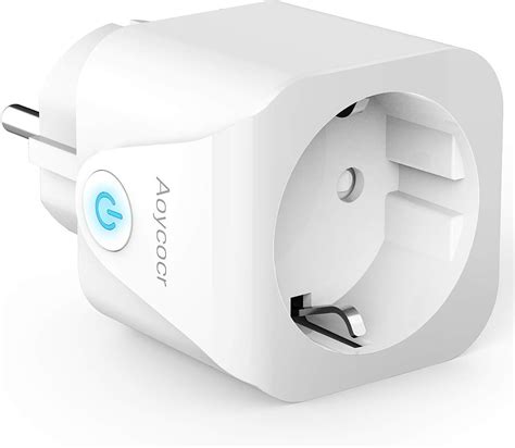 Enchufe Inteligente Wifi Aoycocr Alexa Enchufes Smart Mini Plug 16A