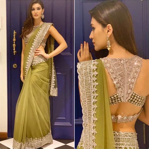 LET’S LOOK AT THE KRITI SANON SAREES COLLECTION! - Baggout