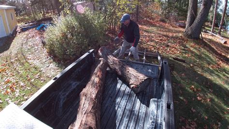 How To Load Logs In A Pickup Or Trailer When You Don T Have A Tractor