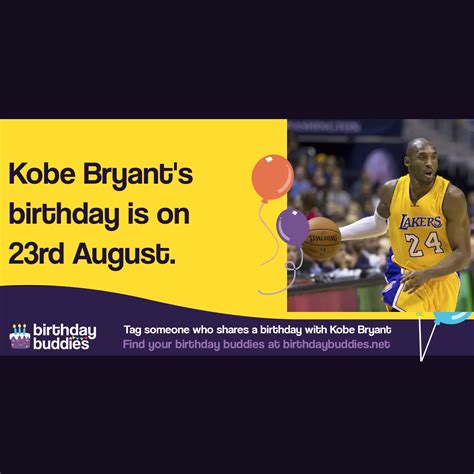 kobe bryant birthday