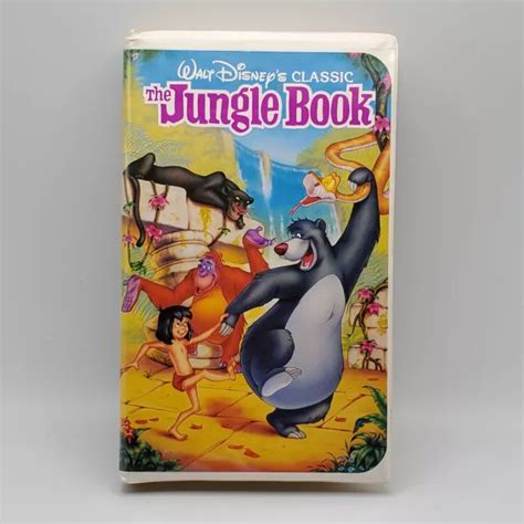 The Jungle Book Vhs Walt Disney Black Diamond Classics Movie