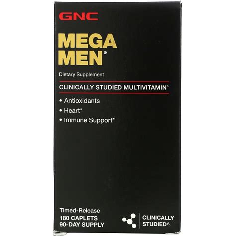 GNC, Mega Men multi (180 таб.), мужские витамины купить в Украине ...