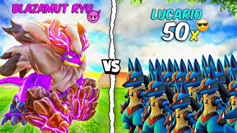 50 Lucario Vs Blazamut Ryu In Palworld Who Will Win YouTube