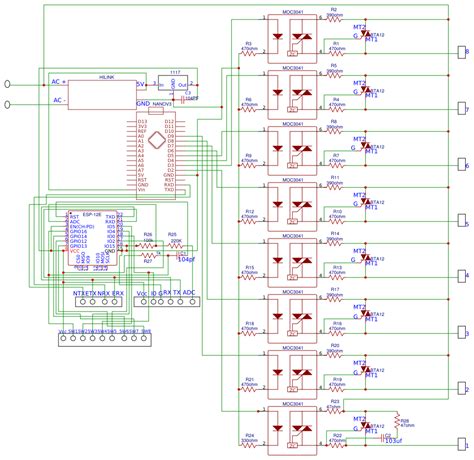 16 Channel Relay Board Circuit Diagram