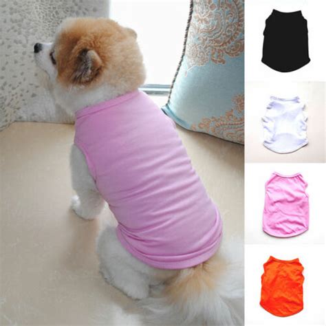 S E Haustier Hund Katze Kleidung Sommer Welpen T Shirt Kleidung Kleine