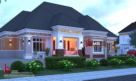 4 Bedroom Bungalow Rf 4028 Nigerian Building Designs