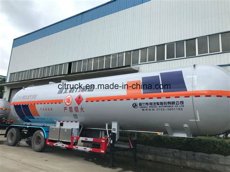 Tri Axle BPW Fuwa Propane LPG Compressed Gas Transport Tanker Semi