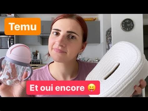 Haul Temu Jai Encore Craqué temu YouTube